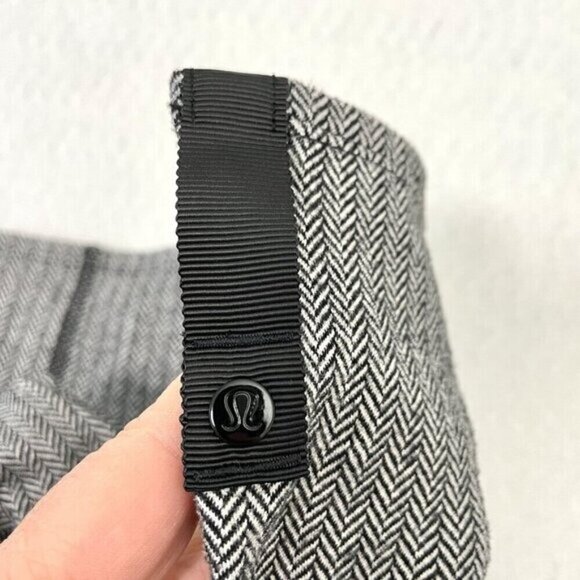 Lululemon Vinyasa Scarf Infinity Rulu Heathered Herringbone Black White One Size - Picture 4 of 4